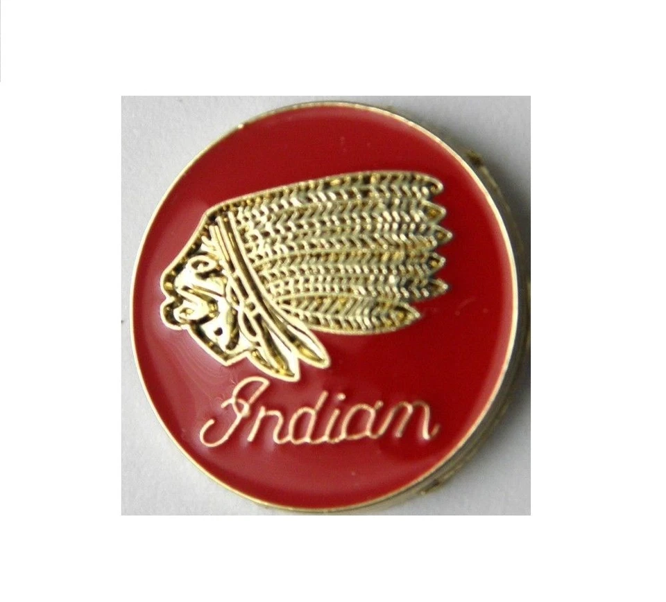 1905 a 2022 INDIAN Motocicleta Coleccionable Chaqueta/Sombrero Pin--Grande Foto 1 de 1