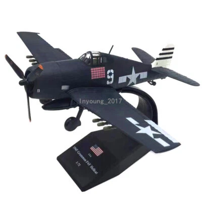 1:72 WWII F6F Hellcat Fighter Airplane Model Diecast Military Army Plane Model - Image 1 of 4