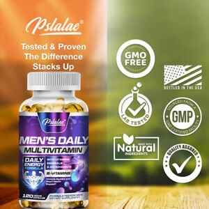 Men's Daily Multivitamin - with Minerals, B Vitamins - Energy and Immune Booster