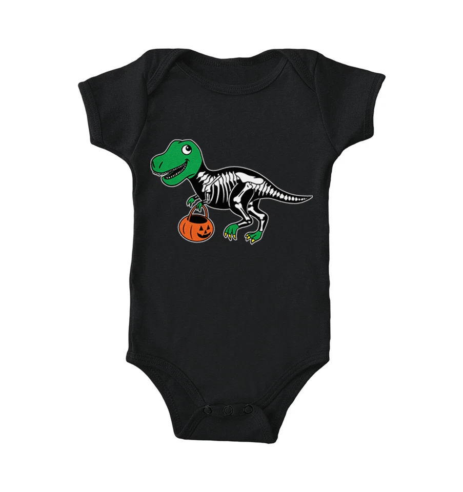 Traje Esqueleto T Rex - Disfraz Calabaza Dinosaurio Body Foto 1 de 1