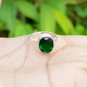 Diopside Gemstone 925 Sterling Silver Ring New Art Design Jewelry For Friend's - Picture 1 of 6