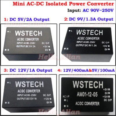 Mini AC-DC Converter 110V 220V 230V to DC5V 9V 12V Switching Power Supply Module - Image 1 of 4