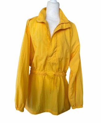 Women’s vtg 90’s Gap yellow jacket windbreaker pullover Size medium  Retro - Image 1 of 4