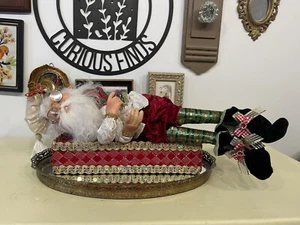 Soporte de medias campanas de jingle para siesta de Navidad elfo poniente Mark Roberts polo norte - Imagen 1 de 11