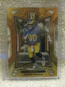 Aaron Donald 2022 Panini White Gold Standard #48 Platinum 42/49 Los Angeles Rams