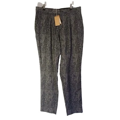 Pantalones de pierna A.P.C Rue Madame Paris talla 42 Au14 negro blanco tejido de algodón a medida  Foto 1 de 4