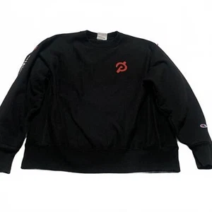 Champion Reverse Weave Sweatshirt Unisex Size Large Black - Picture 1 of 8