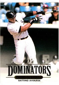 1993 Leaf 90's Dominators Insert #2 Frank Thomas - Picture 1 of 2