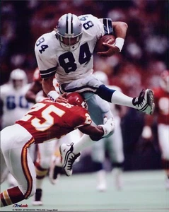 Foto brillante de Jay Novacek de los Dallas Cowboys NFL 8x10 sin firmar B - Imagen 1 de 1