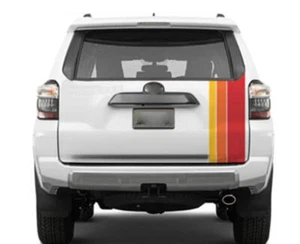 Graphic Tricolor Racing Stripe Car Sticker Kit For Toyota 4Runner Tailgate Decal - Picture 1 of 2