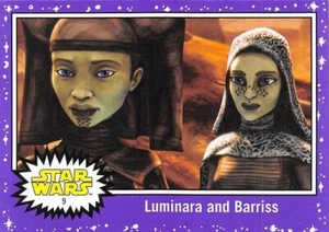 Luminara and Barriss (#9) | 2017 Topps Journey to The Last Jedi | Purple | NM - Picture 1 of 1