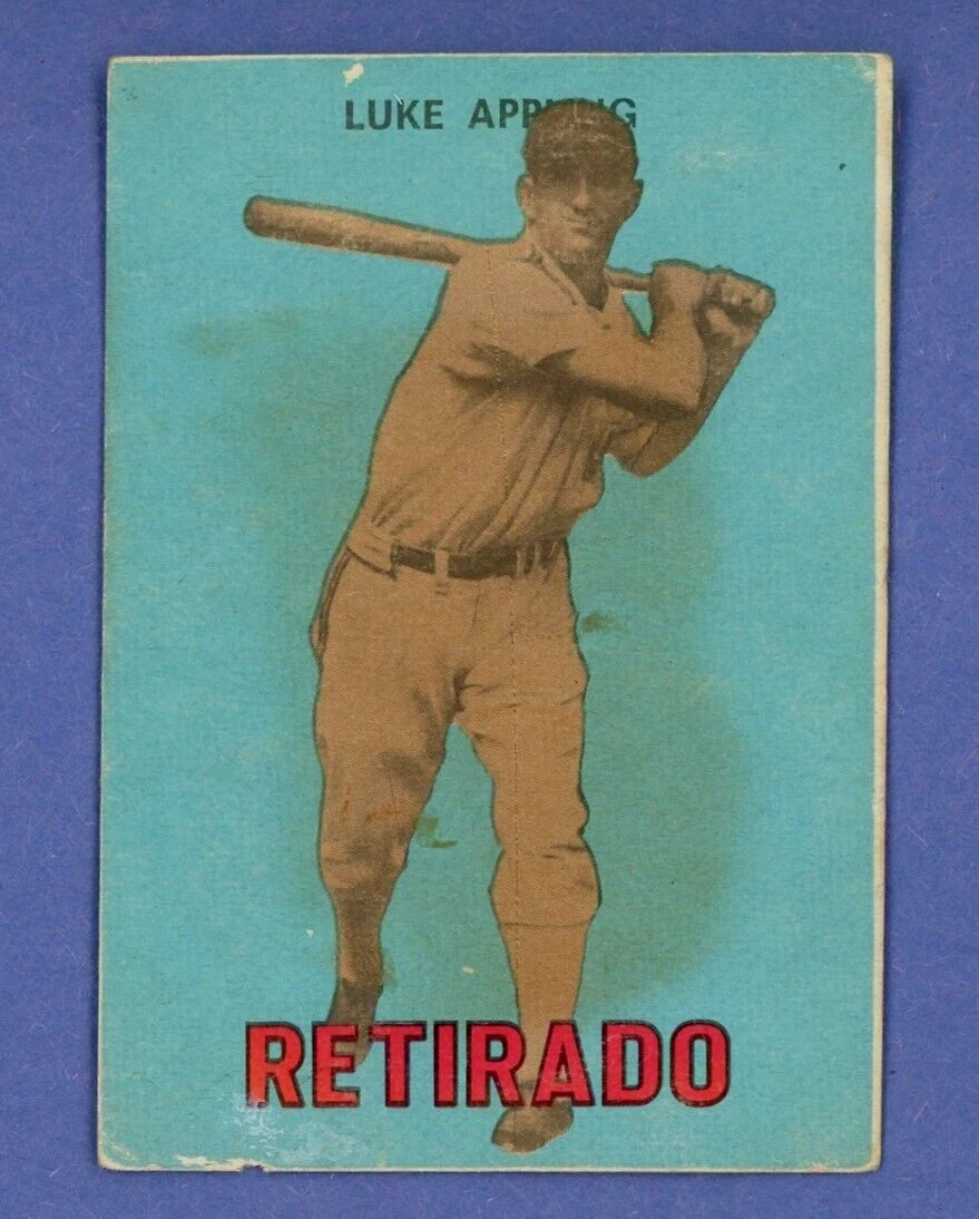 1967 Topps Venezuelan Retirado 158 Luke Appling White Sox Venezuela SPANISH BACK