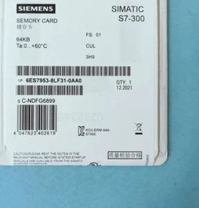 Siemens 6ES7953-8LF31-0AA0 Micro Memory Card 6ES79538LF310AA0 - Picture 1 of 1