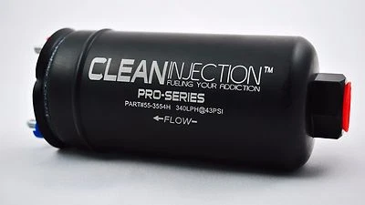 E85 340LPH inline high flow fuel pump 8an 10an 1100hp bosch 044 style external 1 - Image 1 of 4