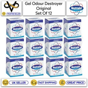 12 x Neutradol Gel Odour Destroyer Original Last 90 Days Air Freshener - Picture 1 of 1