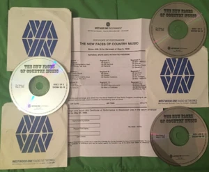 New Faces in Country Music Westwood One Radio Show # 96-19, 3 CD with Cue Sheets - Picture 1 of 24