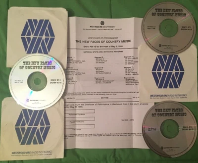 New Faces in Country Music Westwood One Radio Show # 96-19, 3 CD with Cue Sheets - Image 1 of 4