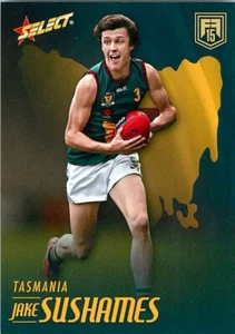 Tarjeta de novato Tasmania AFL Select Future Force 2015 - Jake Sushames - Imagen 1 de 3