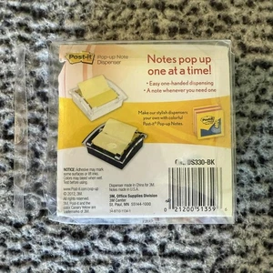 Post-it Pop-up Notizspender 3 Zoll x 3 Zoll gelb schwarz - Bild 1 von 11