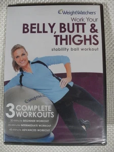 Weight Watchers: Work Your Belly, Butt  Thighs (DVD, 2010 ,( Stability Ball) New - Bild 1 von 2
