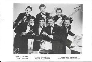 Original 1950's Photo  Postcard of The Four Tyrones, Singing Group  3.5 x 5.5 - Picture 1 of 4