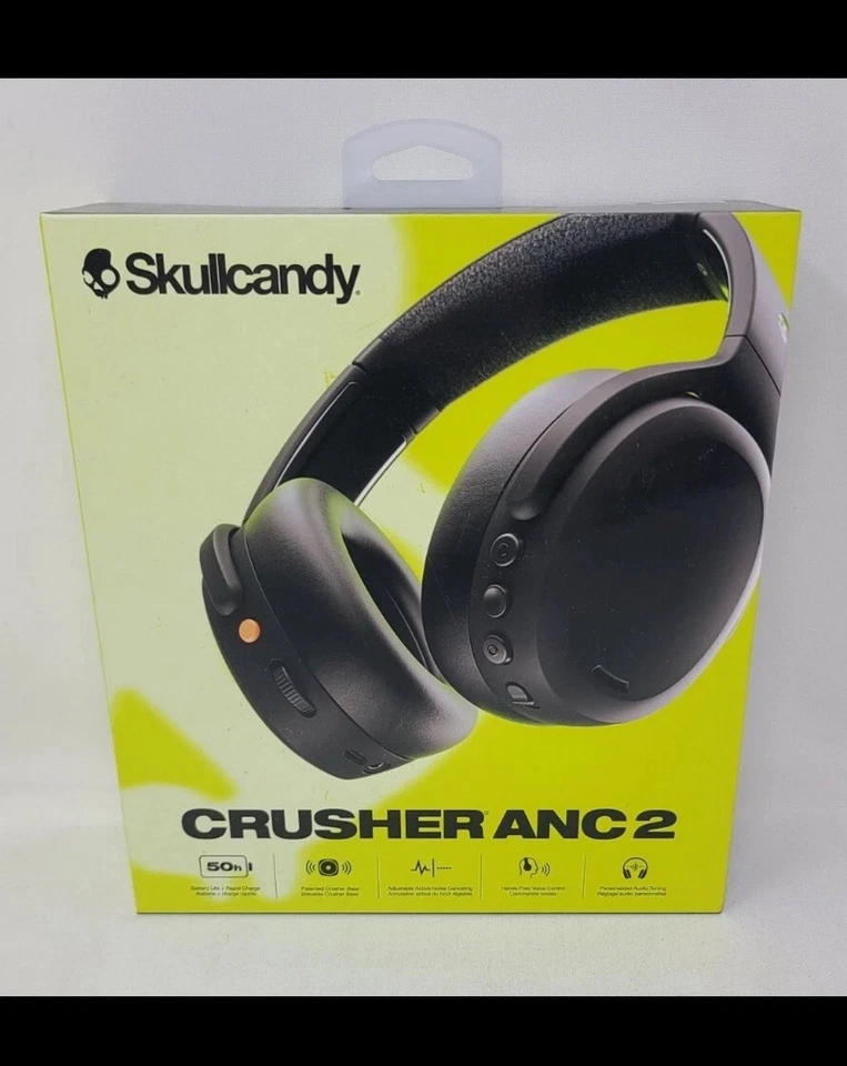 Skullcandy Crusher ANC 2 Over-Ear Noise Canceling Wireless Headphones