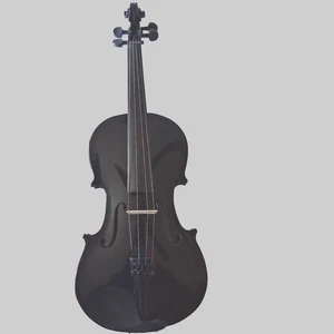 Unbranded 4/4 Size Black Vio;in With Nice Case - Picture 1 of 10