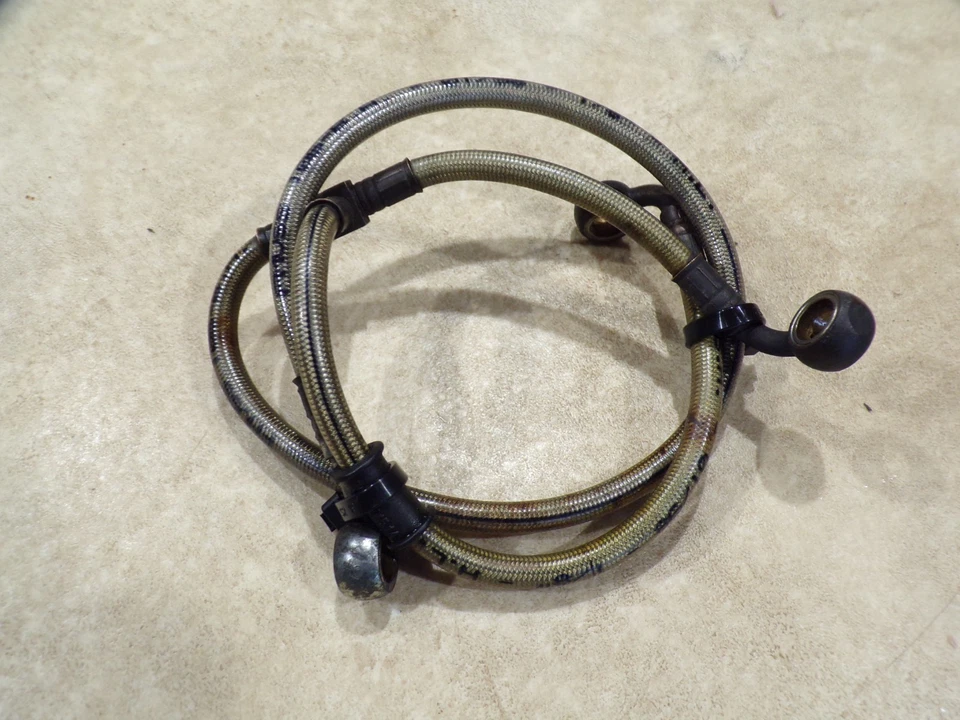 Manguera línea freno delantero trenzado Ducati 900SS es decir 750 98 99 01 02 Foto 1 de 1