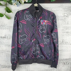 Looney Tunes Lola Bunny Graphic Bomber Windbreaker Jacket Women M Streetwear  - Picture 1 of 9