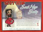 BETTY BOOP ~ SOCK HOP BETTY ~ EMBROIDERED PATCH on INFO CARD ~ Willabee & Ward