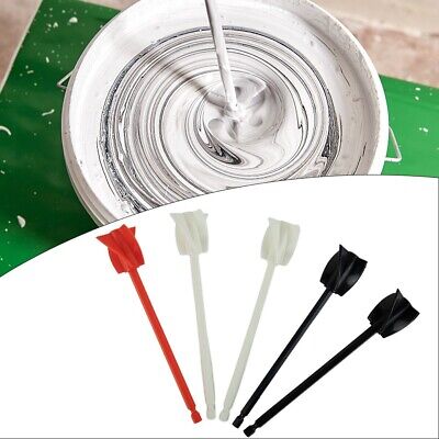 Resin Mixer Epoxy Plastic Mixing Red Reusable Stirrer Tool Whisk White • 7.60£