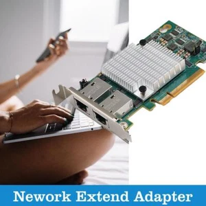 for Intel X540-T2 10G Dual RJ45 Ports Ethernet Converged Adapter Network U7F5 - Picture 1 of 11