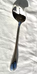 Christofle Perles Collection Sterling / Solid Silver Salad Fork / Server, 26 cm - Picture 1 of 4
