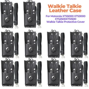 Funda giratoria de cuero Motorola 10 piezas NNTN4115A para MT1500 XTS1500 XTS2500 - Imagen 1 de 12