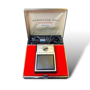 Maquinilla de afeitar eléctrica Selectro Remington 300 de colección estuche original y cable probado - Imagen 1 de 13