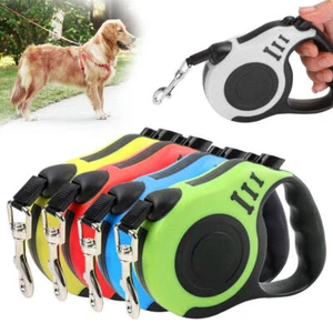 Correa retráctil de entrenamiento para mascotas de plomo para perros 5 m extensible para perros cachorros de nailon para mascotas - Imagen 1 de 15