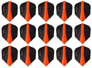 5 neue Sets Harrows Retina Standard Dart Flights - Versand mit Sendungsverfolgung - Orange - Bild 1 von 1