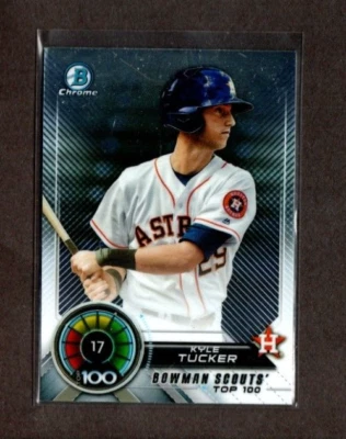 2018 Bowman Chrome Bowman Scouts' Top 100 KYLE TUCKER #BTP-17    [Mint] - Image 1 of 2