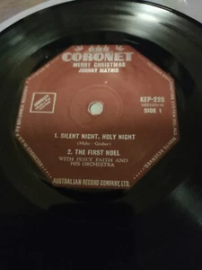 Johnny Mathis ‎– Merry Christmas E.P.   7" Vinyl  - Picture 1 of 4