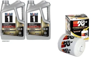 Mobil1 5w20 EP/HM Adv Full Syn Motor Oil - 10 Quarts w/K&N HP-2002 Oil Filter - Picture 1 of 1