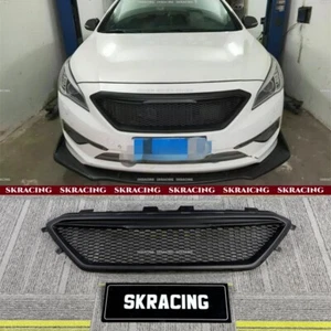 Fits 2015-2017 Hyundai Sonata SE Honeycomb Front Bumper Grille Unpainted FRP - Picture 1 of 15