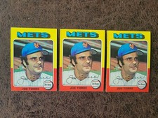 (3) 1975 Topps Baseball Joe Torre #565 - New York Yankees Legend