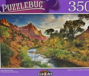 Jigsaw Puzzle 350 Piece Zion National Park 18 X 11 Puzzlebug - Picture 1 of 3