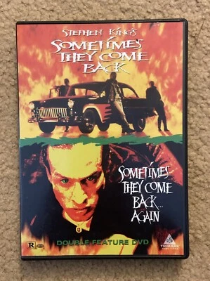 Rare Stephen King's Sometimes They Come Back & Again DVD Double Feature - Image 1 of 3