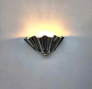 Brass Handmade Half Flower Wall Sconce – Elegant Floral Shape, Unique Artisan - Picture 1 of 9