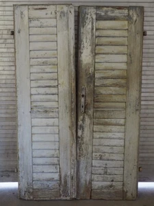 Alte Eingangstür Haustür um 1850 / Tür 2 Flügel / Kroatien / H174 B110 S3,5 - Bild 1 von 12