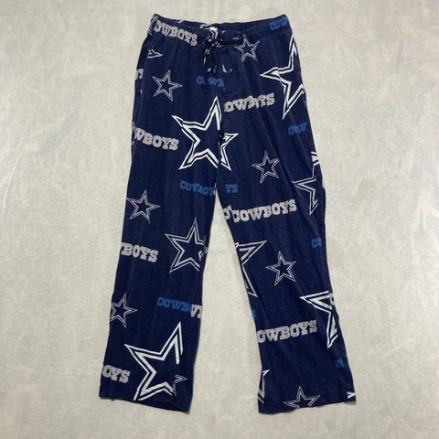 Dallas Cowboys Authentic Apparel Pajama Pants Mens Small Blue Comfort Lounge Cover
