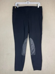 Lauren Ralph Lauren Pants Womens Petite Large Black Riding Pants Pull On Legging - Picture 1 of 15
