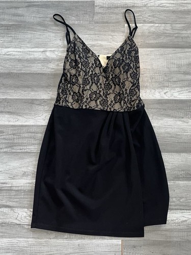 VALENTINO Abito donna Speachless taglia 13 LBD Little nero pizzo cocktail nuovo con etichetta