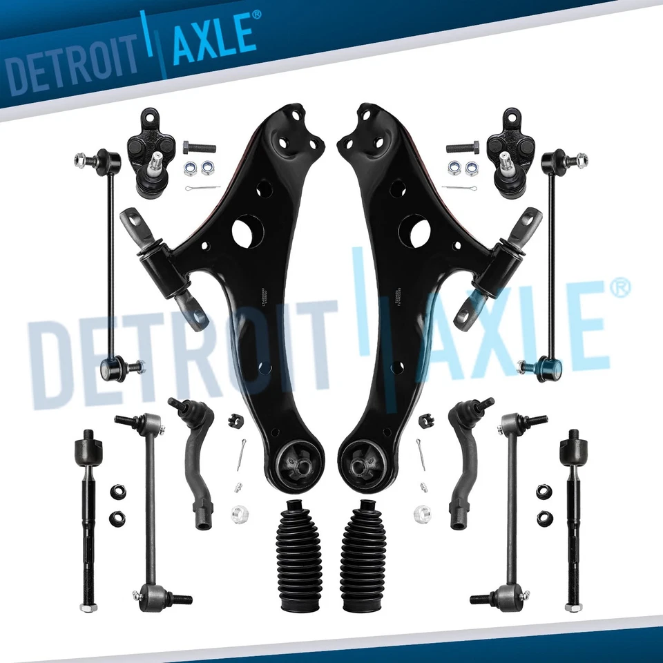 Brazos de control inferiores delanteros AWD 14PC barras de amarre para Toyota Highlander 2001 2002 2003 Foto 1 de 4